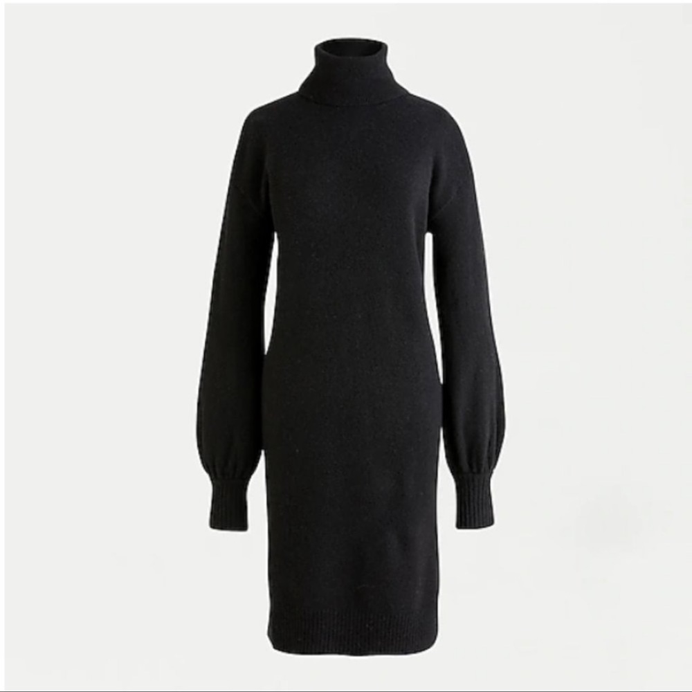 J.crew Black turtleneck sweater dress size Small - Picture 13 of 13